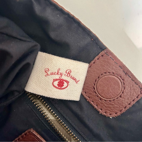 Lucky Brand Leather Bucket Bag - Picture 6 of 12